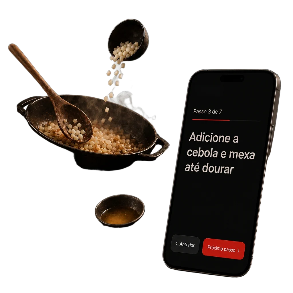 Cozinhe sem sujar a tela — Refoga